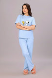 RIVANORA Dance & Dream: Snoopy Co-ord Sets ( Pastel Blue )