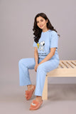 RIVANORA Dance & Dream: Snoopy Co-ord Sets ( Pastel Blue )