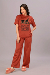 RIVANORA Trend Alert: Cozy Comfort Co-ord Set! ( Rust Orange )