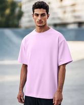 RIVANORA Men’s Oversized T-Shirt – Premium Streetwear Mens Oversized T-shirt ( Purple )