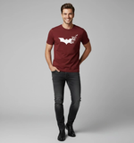 RIVANORA Premium Batman Logo T-Shirt – Stylish, Trendy & Comfortable ( Maroon )