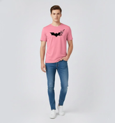 RIVANORA Premium Batman Logo T-Shirt – Stylish, Trendy & Comfortable ( Pink )