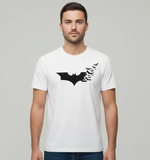 RIVANORA Premium Batman Logo T-Shirt – Stylish, Trendy & Comfortable ( White )