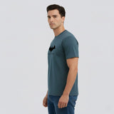 RIVANORA Men's Batman Logo T-Shirt - Premium Graphic T-Shirt ( Royal Blue )