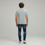 RIVANORA Men’s “Awesome” Graphic T-Shirt — Premium Casual Tee for Everyday Wear ( Gray )