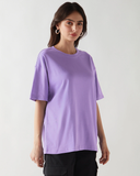 RIVANORA Women’s Oversized T-Shirt ( Purple )