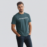 RIVANORA Men’s “Awesome” Graphic T-Shirt — Premium Casual Tee for Everyday Wear ( Royal Blue )