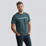 RIVANORA Men’s “Awesome” Graphic T-Shirt — Premium Casual Tee for Everyday Wear ( Royal Blue )