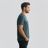 RIVANORA Men’s “Awesome” Graphic T-Shirt — Premium Casual Tee for Everyday Wear ( Royal Blue )