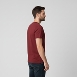 RIVANORA Men’s “Awesome” Graphic T-Shirt — Premium Casual Tee for Everyday Wear ( Maroon )