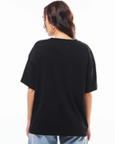 RIVANORA Women’s Oversized T-Shirt ( Black )