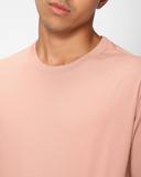 RIVANORA Men’s Oversized T-Shirt – Minimalist Casual Streetwear ( Peach )