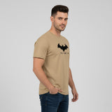 RIVANORA Men's Batman Logo T-Shirt - Premium Graphic T-Shirt ( Coffee )