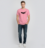 RIVANORA Men's Batman Logo T-Shirt - Premium Graphic T-Shirt ( Pink )