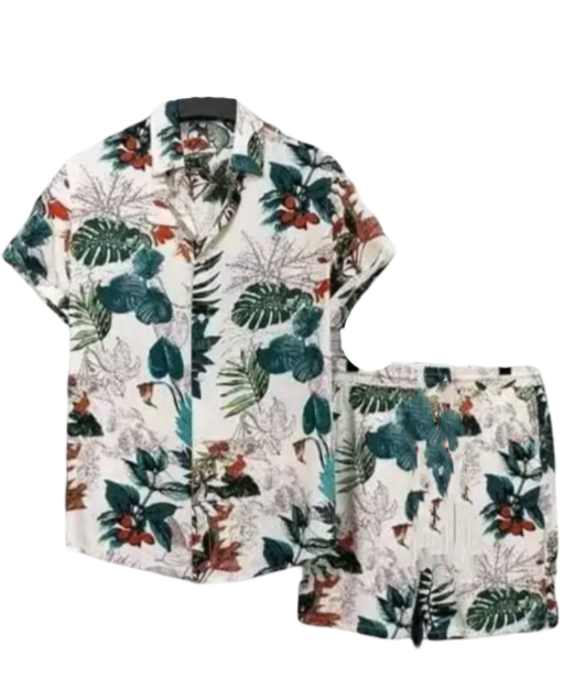 Co-ord Set Green Flower