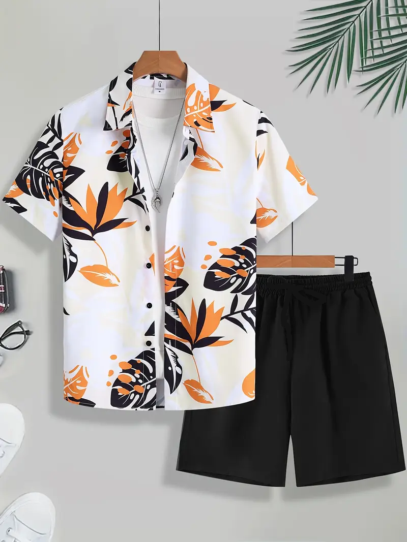 Co-ord SetOrange Leaves