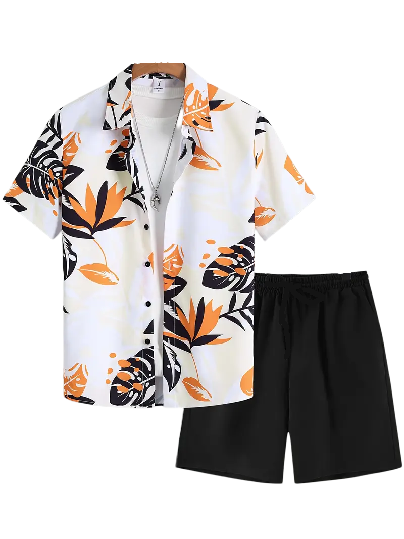 Co-ord SetOrange Leaves