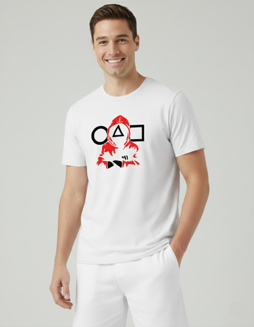 RIVANORA Premium Squid Game Graphic Co-ord Set ( White )