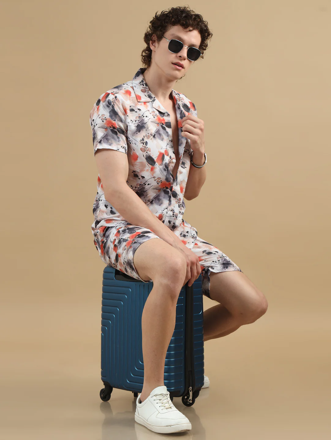 Co-ord set RED Flower