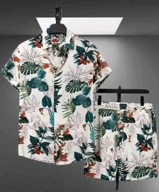 Co-ord Set Green Flower
