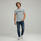 RIVANORA Men’s “Awesome” Graphic T-Shirt — Premium Casual Tee for Everyday Wear ( Gray )