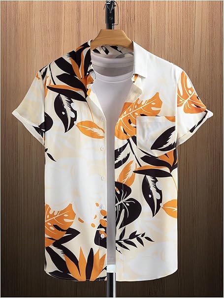 Shirt Orange Leaves Shirt