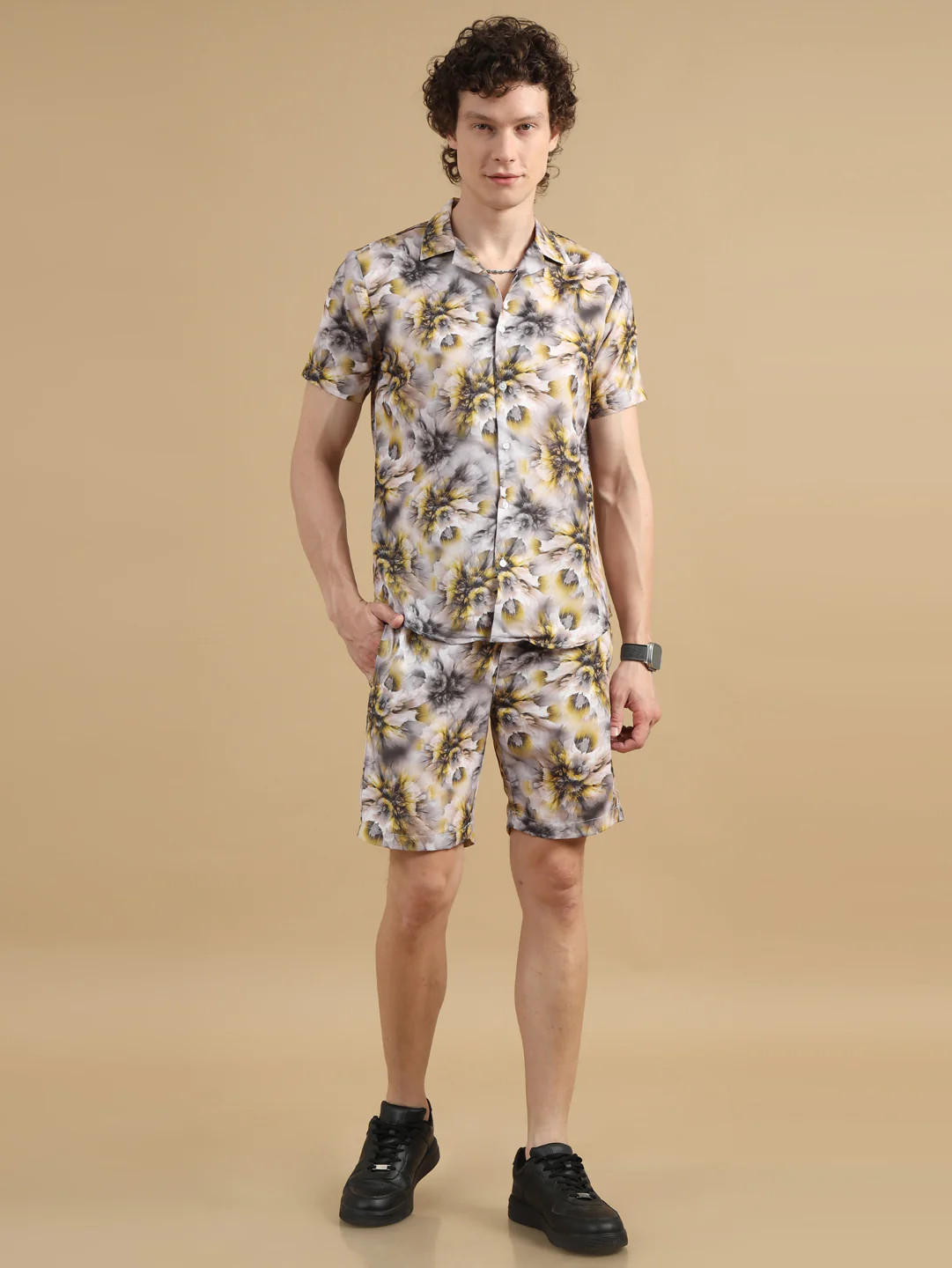 Co-ord set Yellow Flower