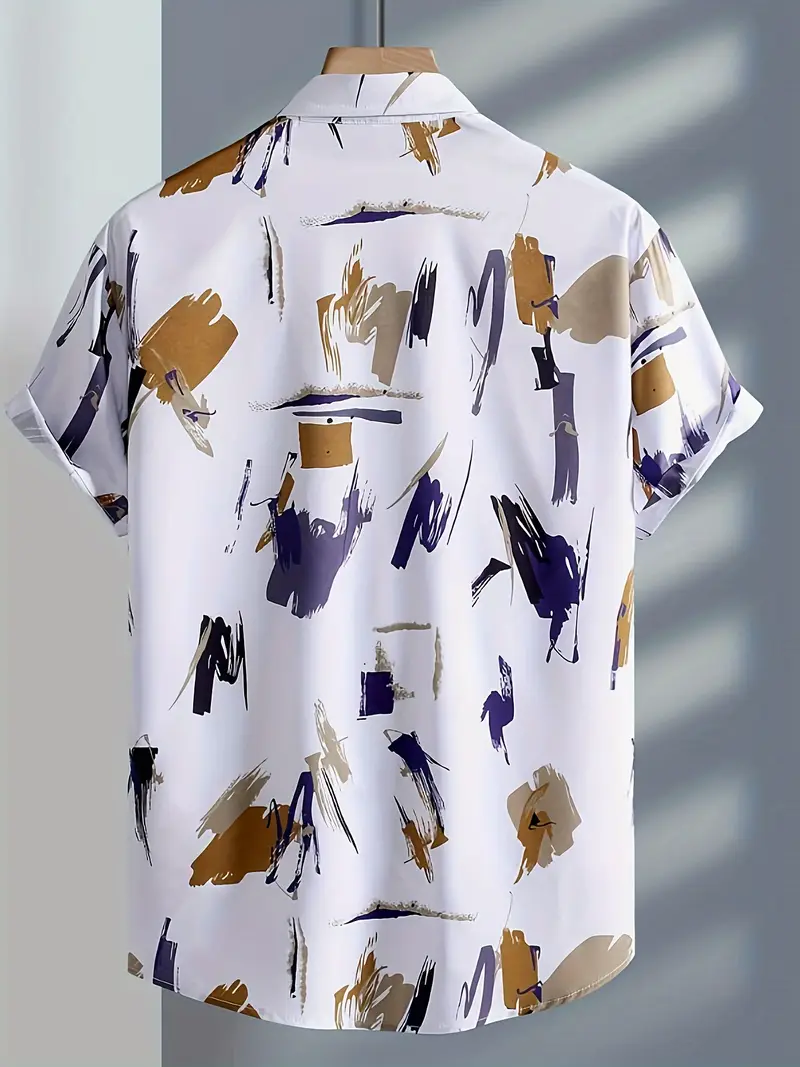 Shirt White Purple