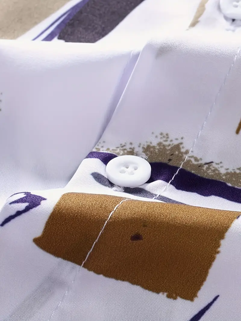 Shirt White Purple