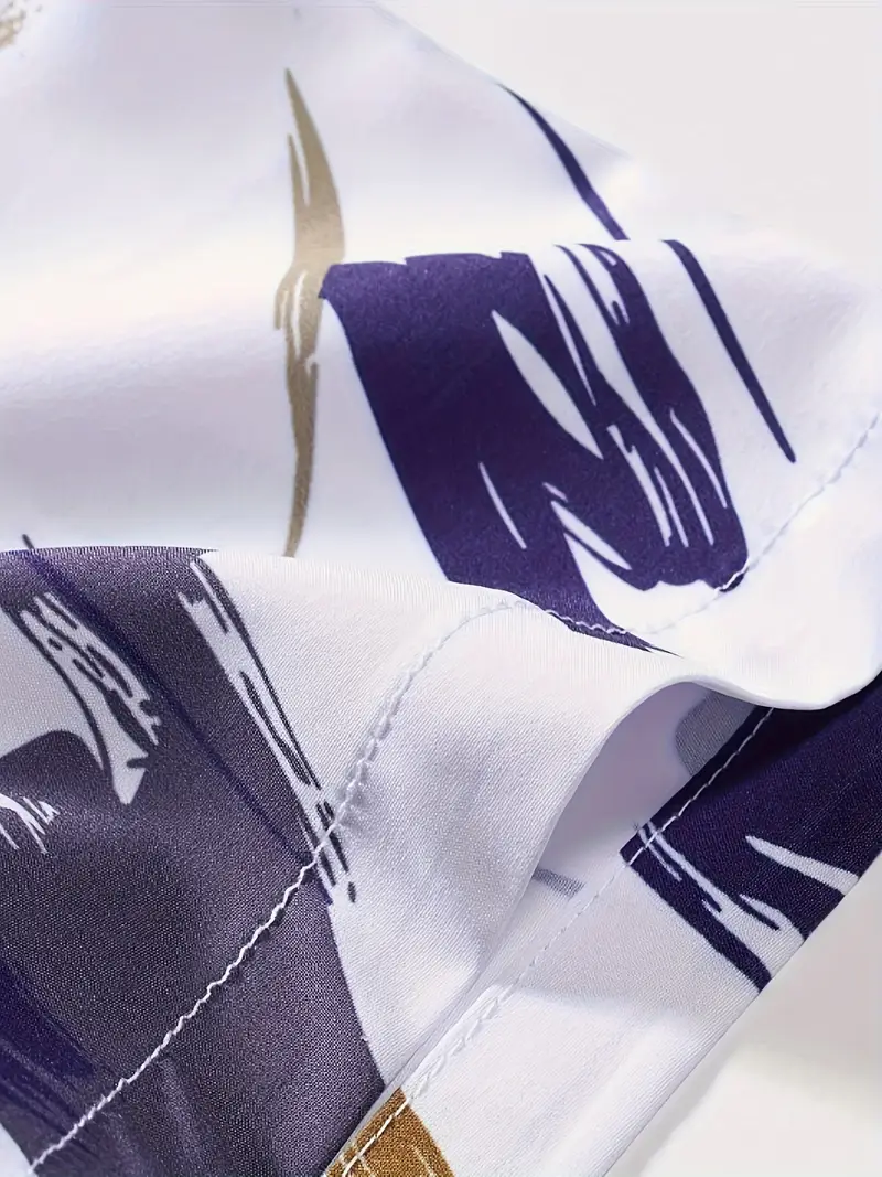 Shirt White Purple