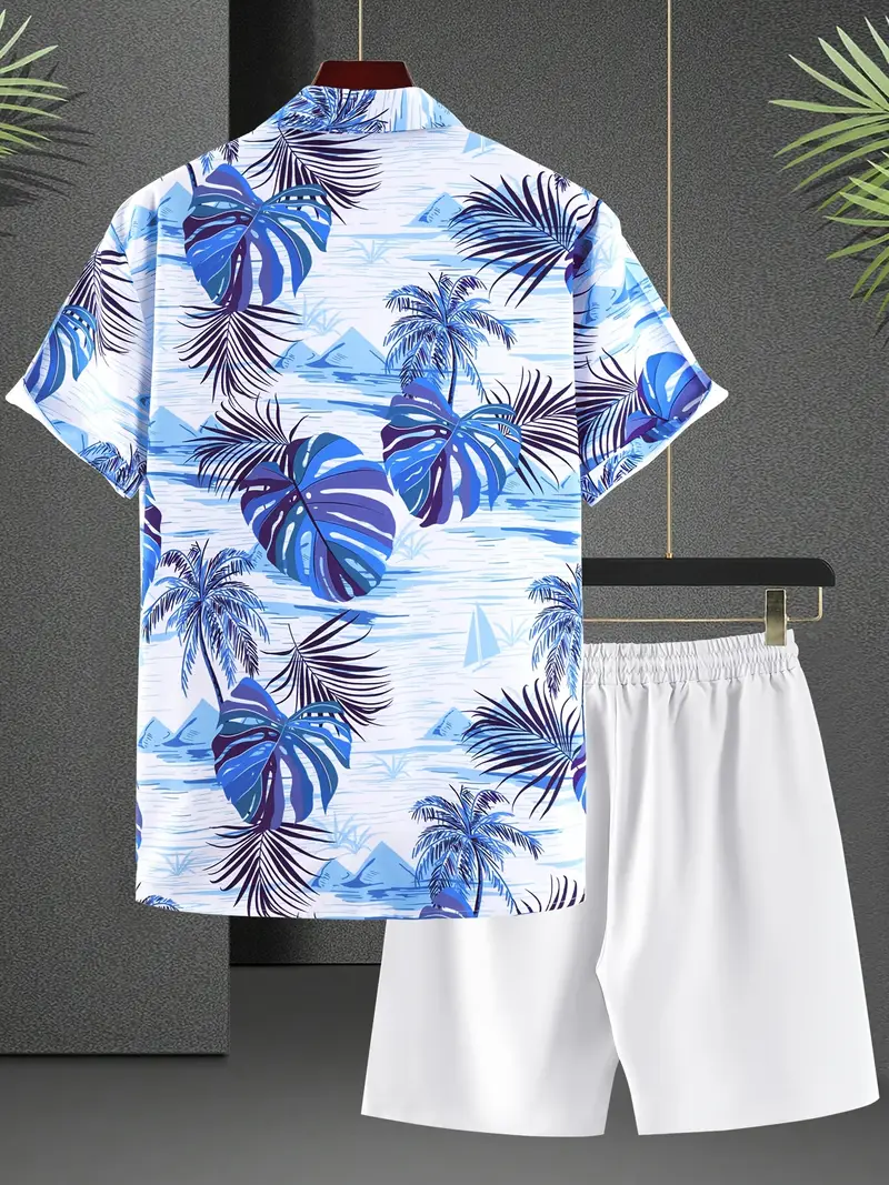 Co-ord Set AQUA BLUE WHITE