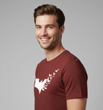 RIVANORA Premium Batman Logo T-Shirt – Stylish, Trendy & Comfortable ( Maroon )