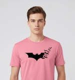 RIVANORA Premium Batman Logo T-Shirt – Stylish, Trendy & Comfortable ( Pink )