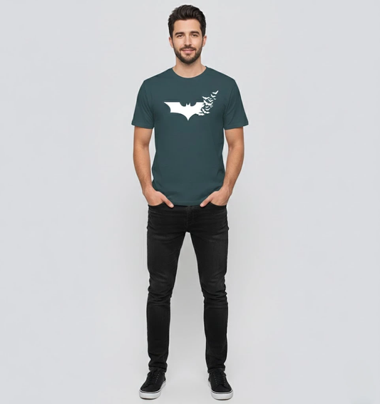 RIVANORA Premium Batman Logo T-Shirt – Stylish, Trendy & Comfortable ( Royal Blue )