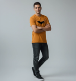 RIVANORA Premium Batman Logo T-Shirt – Stylish, Trendy & Comfortable ( Musterd )