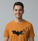 RIVANORA Premium Batman Logo T-Shirt – Stylish, Trendy & Comfortable ( Musterd )