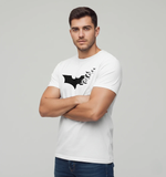 RIVANORA Premium Batman Logo T-Shirt – Stylish, Trendy & Comfortable ( White )