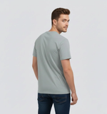 RIVANORA Classic Vintage Car Graphic Tee — Men's Ford Mustang T-Shirt ( Gray )