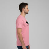 RIVANORA Men's Batman Logo T-Shirt - Premium Graphic T-Shirt ( Pink )