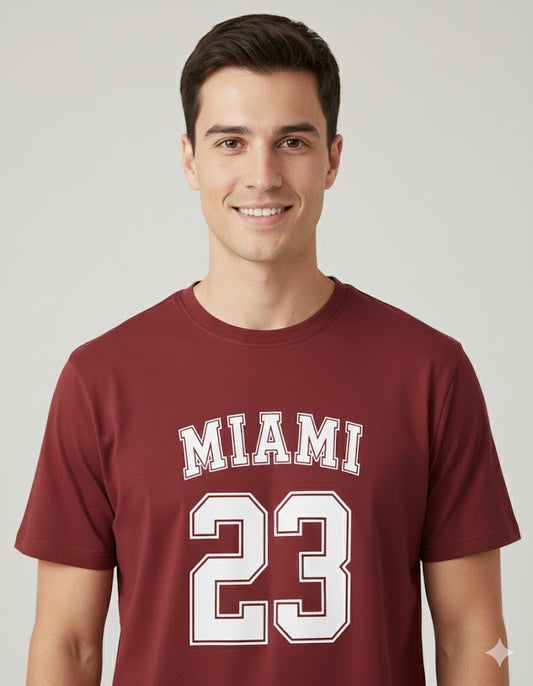 RIVANORA Miami Vice Vibes: The '23 Co-ord Set ( Maroon )