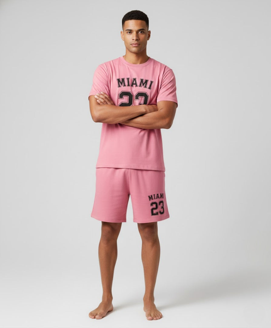 RIVANORA Miami Vice Vibes: The '23 Co-ord Set ( Pink )