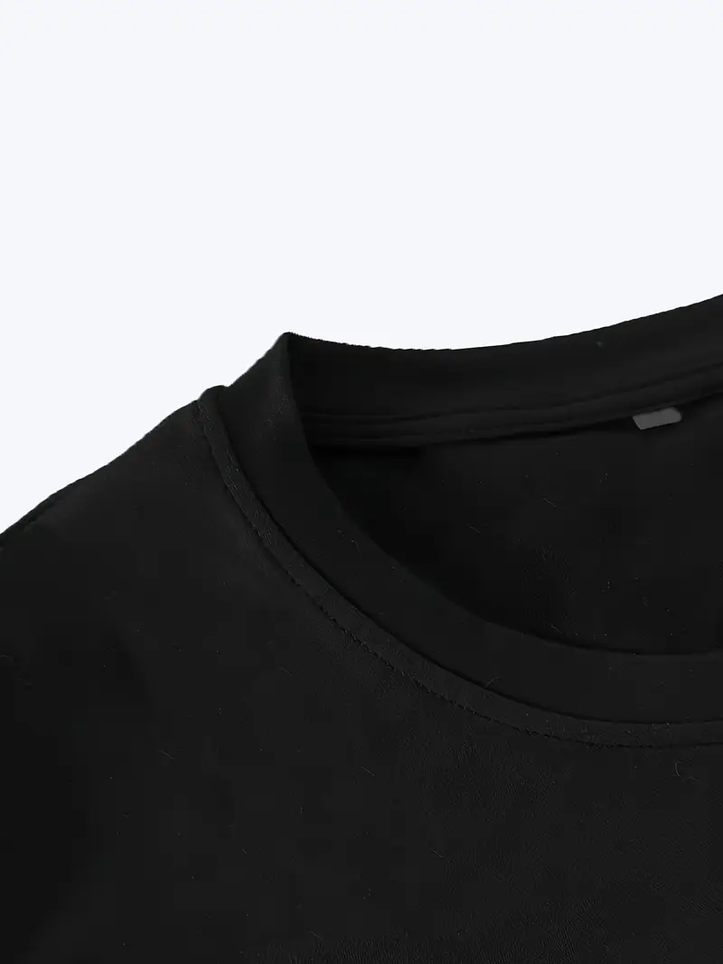 Men's Casual Black T-Shirt