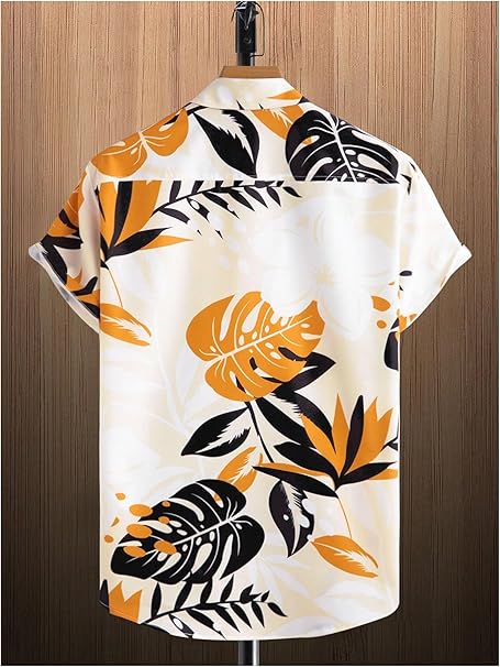 Shirt Orange Leaves Shirt