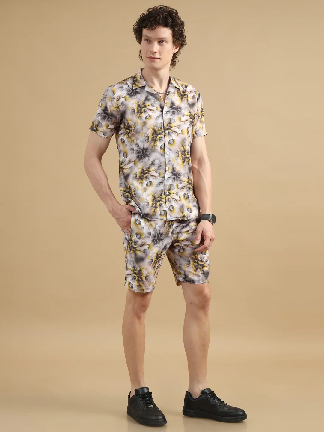 Co-ord set Yellow Flower