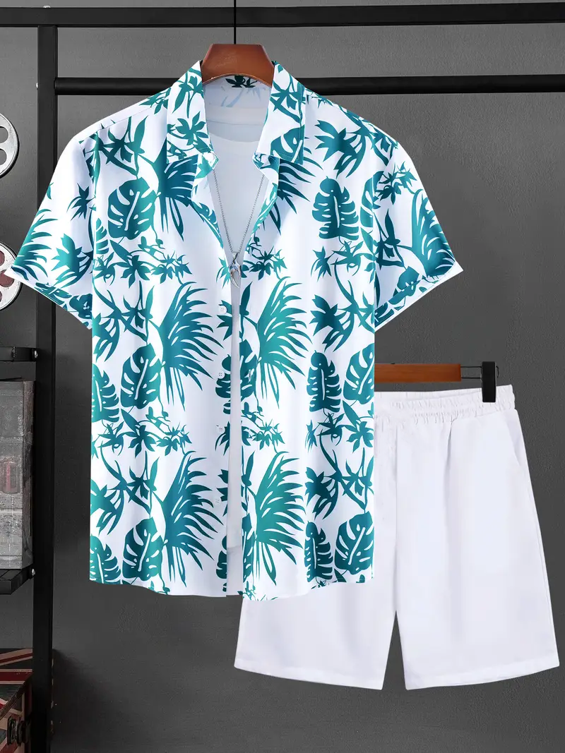 Co-ord set White-Green