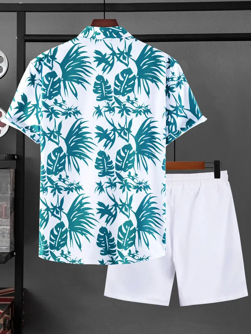 Co-ord set White-Green