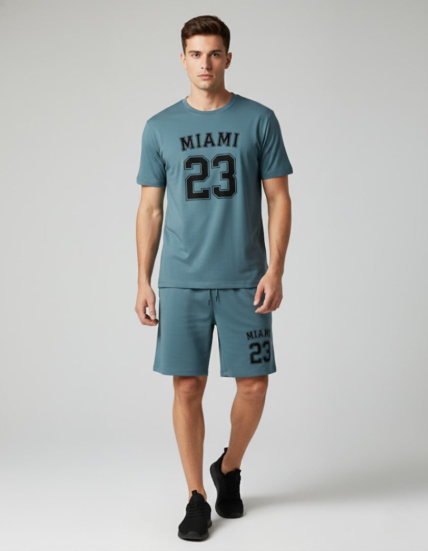 RIVANORA Miami Vice Vibes: The '23 Co-ord Set ( Royal Blue )