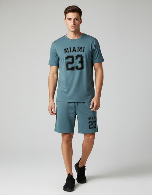 RIVANORA Miami Vice Vibes: The '23 Co-ord Set ( Royal Blue )