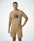 RIVANORA Limited Edition 1981 Men’s Co-Ord Set – Premium Comfort Wear ( Coffee )