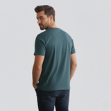 RIVANORA Men’s “Awesome” Graphic T-Shirt — Premium Casual Tee for Everyday Wear ( Royal Blue )